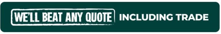 Wren Green button with text: "We'll beat any quote including trade".